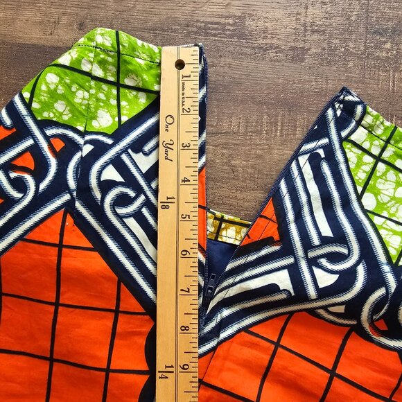 Unique Elegant Handmade African Print Fishtail Maxi Skirt, S (please, read) - Picture 5 of 8